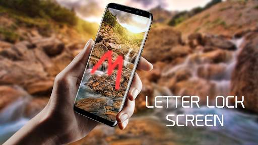 Letter Lock Screen - gesture Lock Screen screenshot 1