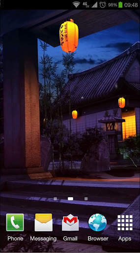 Real Zen Garden 3D: Night LWP screenshot 4