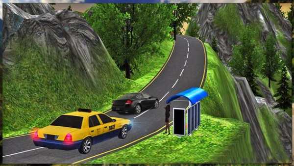 Offroad  Mountain Taxi Driving : Taxi Cab Motorcar screenshot 1