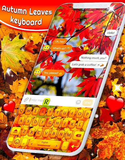Autumn Leaves Keyboard 🍂 Leaf HD Theme Keyboards screenshot 3