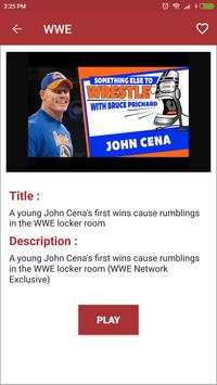 Wrestling Videos (WWE & WRESTLEMANIA) screenshot 2