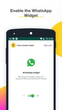 Voice Changer for WhatsApp screenshot 1