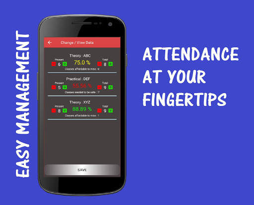 BAAP - Bizarre Attendance Analyzer & Predictor screenshot 3