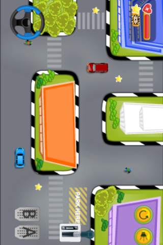 Park the blue car screenshot 1