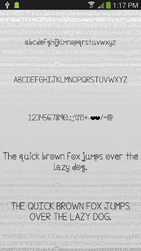 Fonts Love for FlipFont® Free screenshot 4