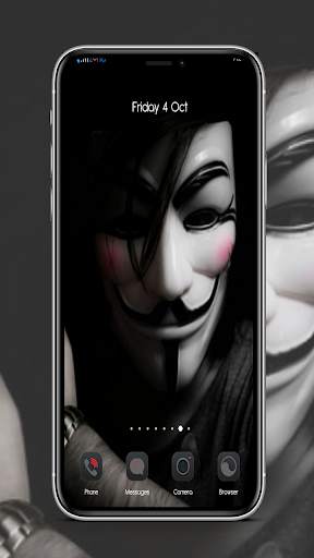 joker Anonymous Scary wallpaper & Background 2020 screenshot 5