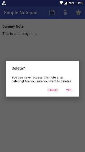 Simple Notepad screenshot 4