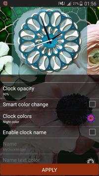 Flower Clock Widget скриншот 8
