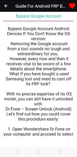 Android FRP Bypass Settings screenshot 5