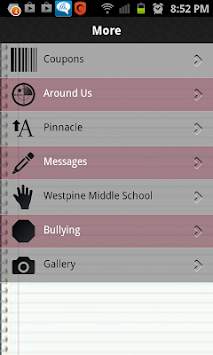 Westpine Middle School. screenshot 2