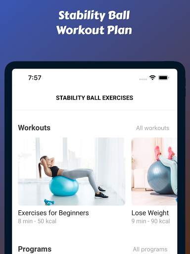 Latihan Beban Dengan Bola Stabilitas screenshot 7