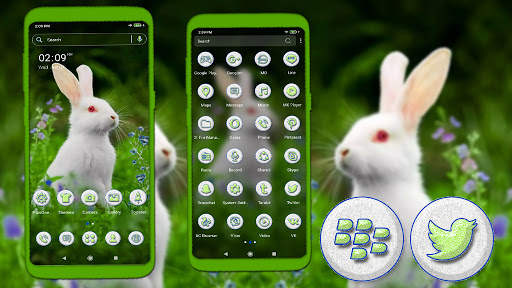 White Rabbit Launcher Theme screenshot 1