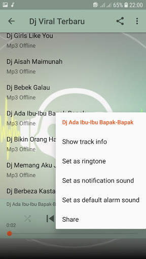 Dj Viral Terbaru Mp3 Offline screenshot 5