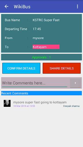 Wikibus Kerala Bus Time screenshot 4