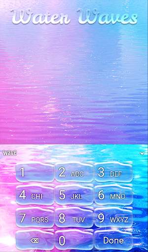 Water Waves Animated Keyboard   Live Wallpaper screenshot 5