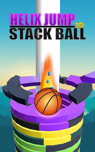 Helix tumpukan Bola melompat 3d: Drop Helix Game screenshot 5