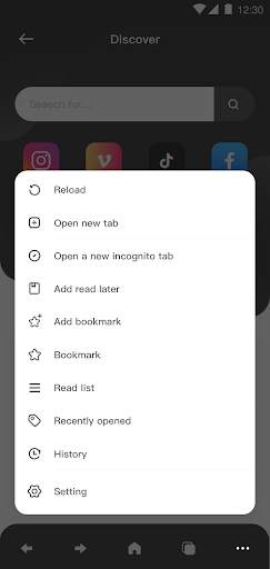 Fast Search - Privacy Browser screenshot 2