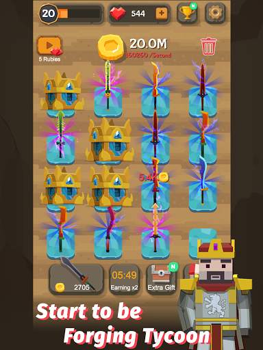 รวมดาบ - ผู้ชำนาญการช่างตีเหล็ก Idle screenshot 15