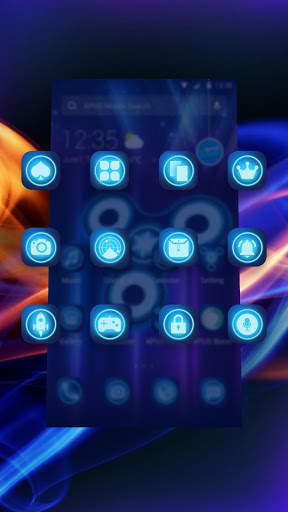 New cool fidget spinner APUS launcher theme скриншот 3