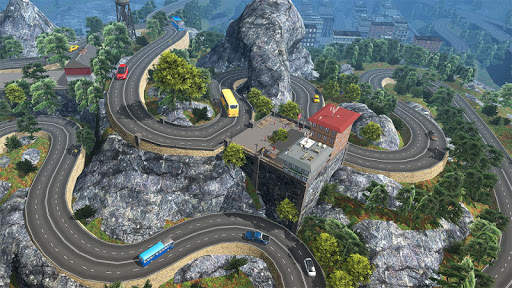 Tourist Coach Bus Highway Driving screenshot 4
