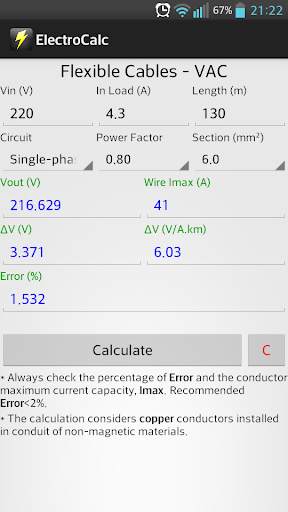 ElectroCalc FREE screenshot 4