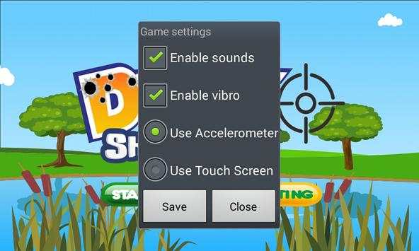 shooting ducks game screenshot 2