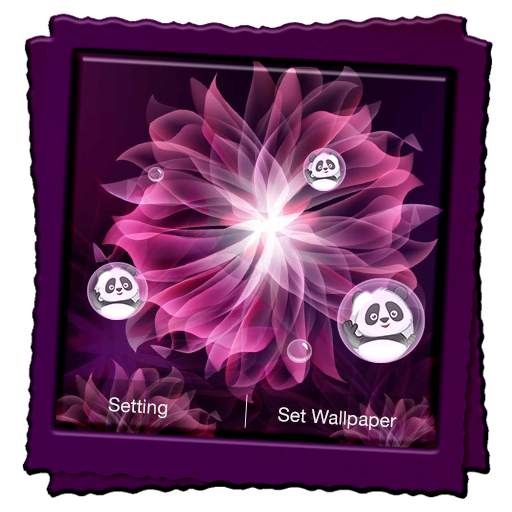 Neon Flowers Live Wallpaper 6.1