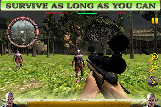 Zombie Gun Shooter : Strange Hero Jungle Survival screenshot 3