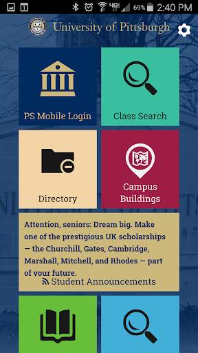 Pitt PS Mobile screenshot 1