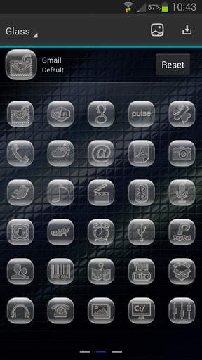 Next Launcher Glass Theme screenshot 8