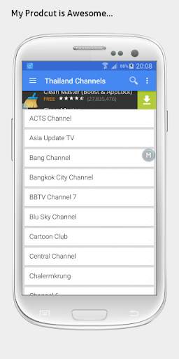 Thailand TV sat info screenshot 2