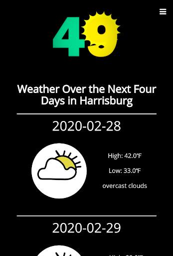 Weather49 - Find the Weather Fast screenshot 1