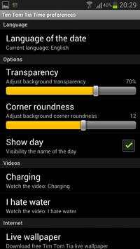 Tim Tom Tia Time clock widget screenshot 3
