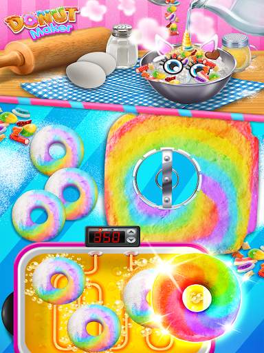 Donut Maker Cooking Game Fun screenshot 10