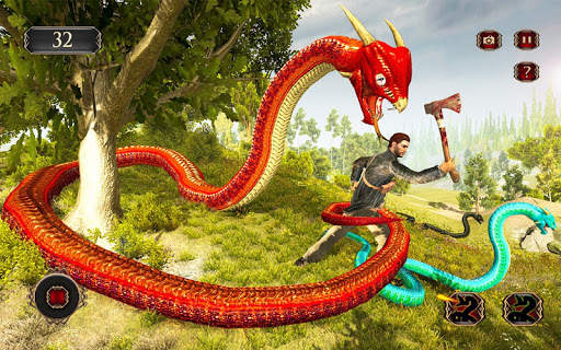 Snake Simulator Anaconda Attack Game 3D screenshot 5