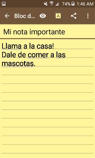 Notepad - Bloc de notas screenshot 2