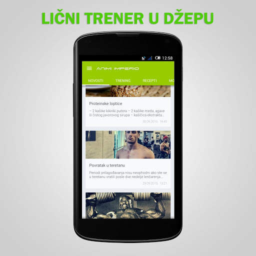 Fitnes i ishrana screenshot 1