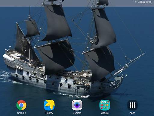 Sailing Ship Live Wallpaper screenshot 12