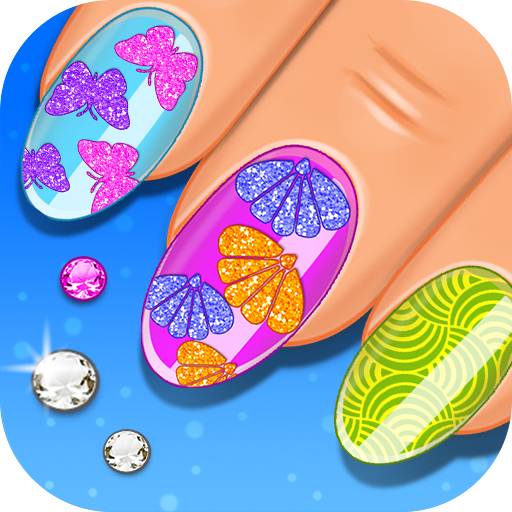 Kids nail salon icon