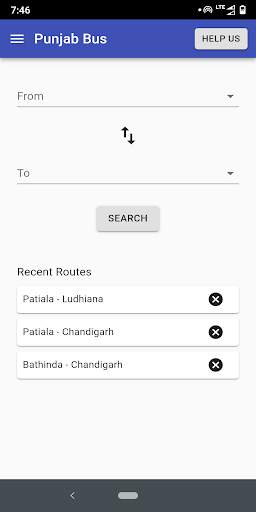 Punjab Bus screenshot 1