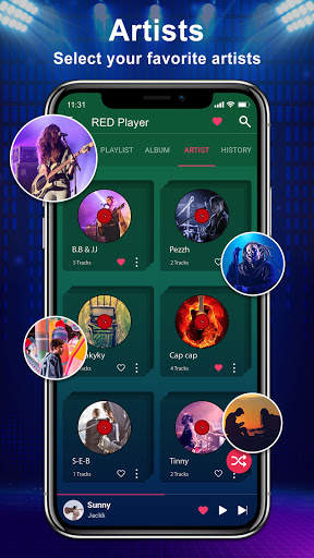 Music Player - Mp3 player, Equalizer & Lyrics स्क्रीनशॉट 8