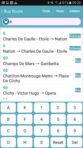 Paris Bus screenshot 2