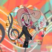 Hazbin hotel song logo