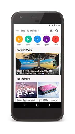 Blog and News App for WordPress Site screenshot 1