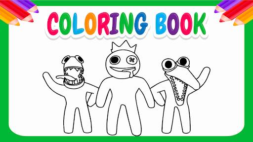 Rainbow friends 2 coloring screenshot 3