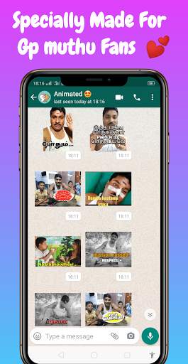 GP Muthu Tamil Comedy Stickers screenshot 6