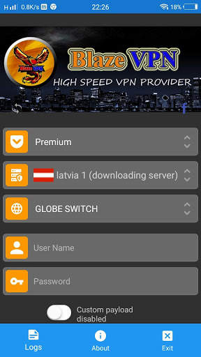 cyberblazeVPN V2 screenshot 2