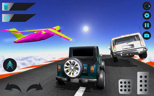 Rocket Car Racing Battle in Plane screenshot 3
