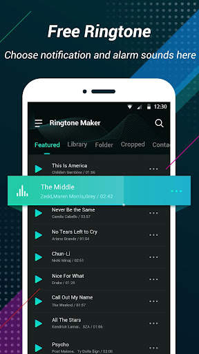 Free Ringtone Maker-Easy Mp3 C screenshot 1
