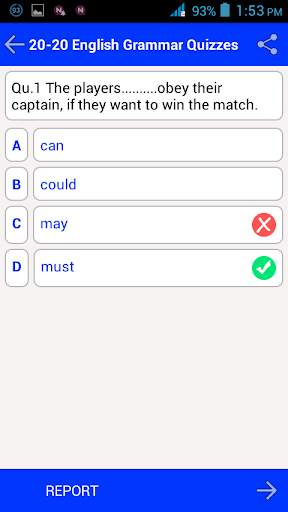 English Grammar Quiz screenshot 4